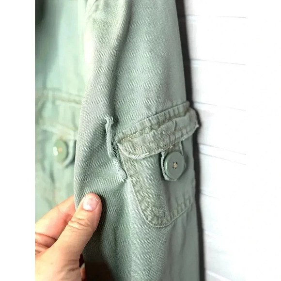 Periscope Army Green Jacket with Pink Trim - Women’s Large - Picture 4 of 5